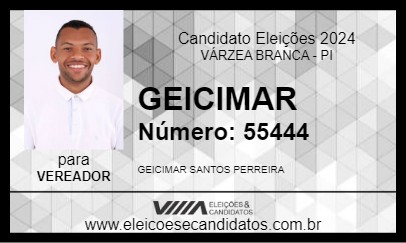 Candidato GEICIMAR 2024 - VÁRZEA BRANCA - Eleições