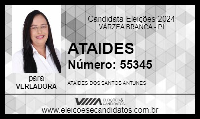 Candidato ATAIDES 2024 - VÁRZEA BRANCA - Eleições