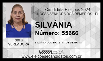 Candidato SILVÂNIA 2024 - NOSSA SENHORA DOS REMÉDIOS - Eleições