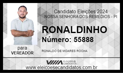 Candidato RONALDINHO 2024 - NOSSA SENHORA DOS REMÉDIOS - Eleições