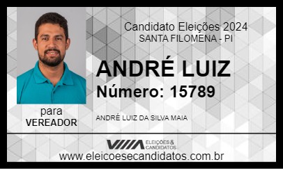 Candidato ANDRÉ LUIZ 2024 - SANTA FILOMENA - Eleições