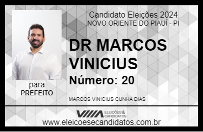 Candidato DR MARCOS VINICIUS 2024 - NOVO ORIENTE DO PIAUÍ - Eleições