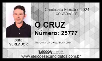 Candidato O CRUZ 2024 - COIVARAS - Eleições