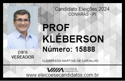 Candidato PROF KLÉBERSON 2024 - COIVARAS - Eleições