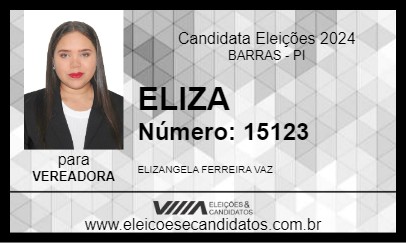 Candidato ELIZA 2024 - BARRAS - Eleições