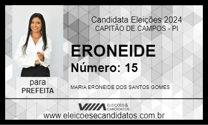 Candidato ERONEIDE 2024 - CAPITÃO DE CAMPOS - Eleições