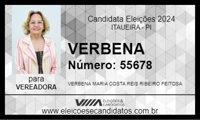 Candidato VERBENA 2024 - ITAUEIRA - Eleições