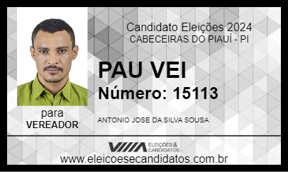 Candidato AJSOUSA 2024 - CABECEIRAS DO PIAUÍ - Eleições