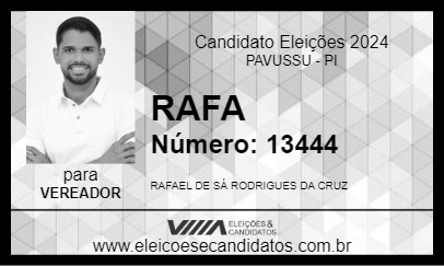 Candidato RAFA 2024 - PAVUSSU - Eleições