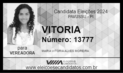 Candidato VITORIA 2024 - PAVUSSU - Eleições