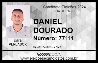 Candidato DANIEL DOURADO 2024 - BOA HORA - Eleições