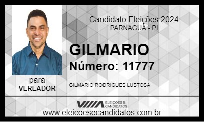 Candidato GILMARIO 2024 - PARNAGUÁ - Eleições