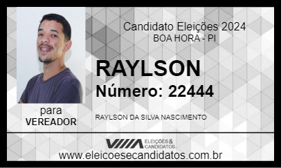 Candidato RAYLSON 2024 - BOA HORA - Eleições