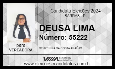 Candidato DEUSA LIMA 2024 - BARRAS - Eleições