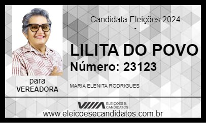 Candidato LILITA DO POVO 2024 - CABECEIRAS DO PIAUÍ - Eleições