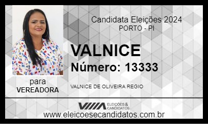 Candidato VALNICE  2024 - PORTO - Eleições