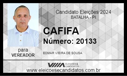 Candidato CAFIFA 2024 - BATALHA - Eleições