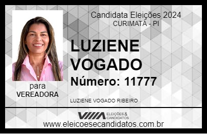 Candidato LUZIENE VOGADO 2024 - CURIMATÁ - Eleições