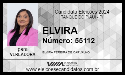 Candidato ELVIRA 2024 - TANQUE DO PIAUÍ - Eleições