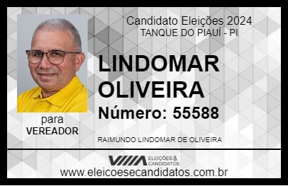 Candidato LINDOMAR OLIVEIRA 2024 - TANQUE DO PIAUÍ - Eleições