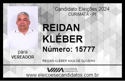 Candidato REIDAN KLÉBER 2024 - CURIMATÁ - Eleições