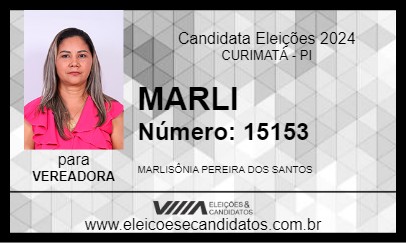 Candidato MARLI 2024 - CURIMATÁ - Eleições