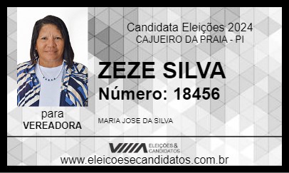 Candidato ZEZE SILVA 2024 - CAJUEIRO DA PRAIA - Eleições