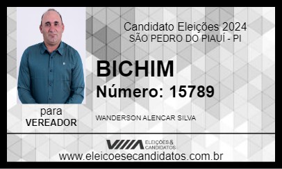 Candidato BICHIM 2024 - SÃO PEDRO DO PIAUÍ - Eleições