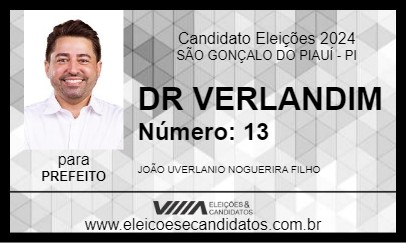 Candidato DR VERLANDIM 2024 - SÃO GONÇALO DO PIAUÍ - Eleições