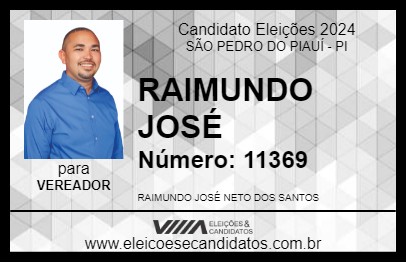 Candidato RAIMUNDO JOSÉ 2024 - SÃO PEDRO DO PIAUÍ - Eleições