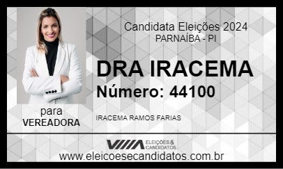 Candidato DRA IRACEMA 2024 - PARNAÍBA - Eleições