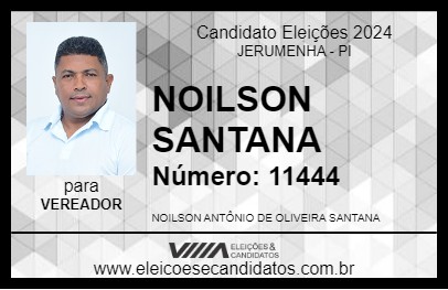 Candidato NOILSON SANTANA 2024 - JERUMENHA - Eleições