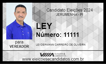 Candidato LEY 2024 - JERUMENHA - Eleições