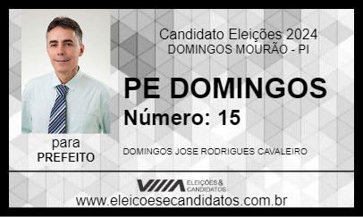 Candidato PE DOMINGOS 2024 - DOMINGOS MOURÃO - Eleições