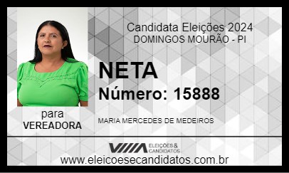 Candidato NETA 2024 - DOMINGOS MOURÃO - Eleições