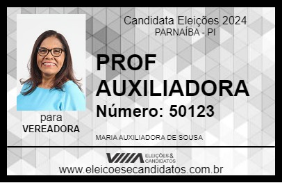 Candidato PROF AUXILIADORA 2024 - PARNAÍBA - Eleições