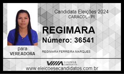 Candidato REGIMARA 2024 - CARACOL - Eleições