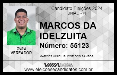 Candidato MARCOS DA IDELZUITA 2024 - UNIÃO - Eleições