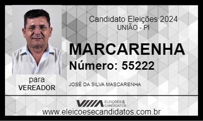 Candidato MASCARENHA 2024 - UNIÃO - Eleições