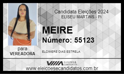 Candidato MEIRE 2024 - ELISEU MARTINS - Eleições