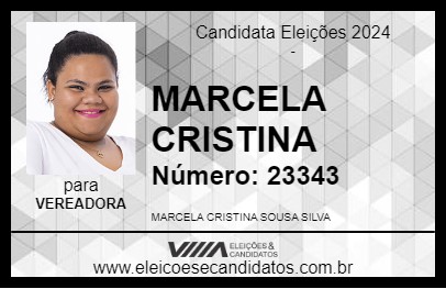 Candidato MARCELA CRISTINA 2024 - PIRIPIRI - Eleições