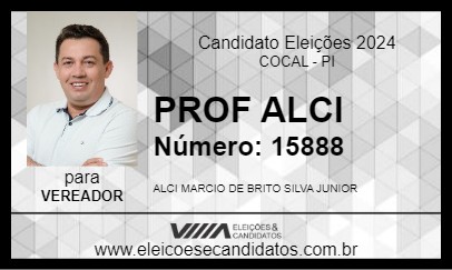 Candidato PROF ALCI 2024 - COCAL - Eleições