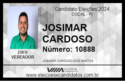 Candidato JOSIMAR  CARDOSO 2024 - COCAL - Eleições