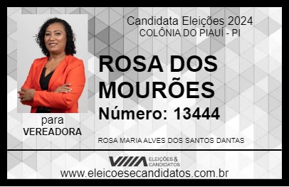 Candidato ROSA DOS MOURÕES 2024 - COLÔNIA DO PIAUÍ - Eleições