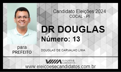 Candidato DR DOUGLAS 2024 - COCAL - Eleições