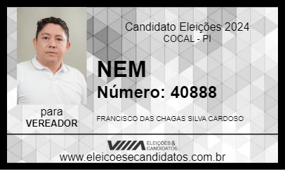 Candidato NEM 2024 - COCAL - Eleições