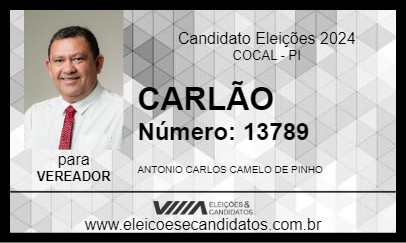 Candidato CARLÃO 2024 - COCAL - Eleições