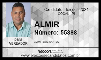 Candidato ALMIR 2024 - COCAL - Eleições