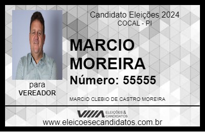 Candidato MARCIO MOREIRA 2024 - COCAL - Eleições