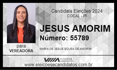 Candidato JESUS AMORIM 2024 - COCAL - Eleições